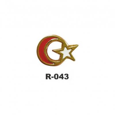 R-043 Ay Yıldız Rozet