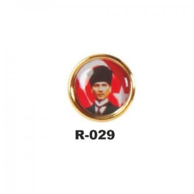 R-029 Damla Etiketli Rozet