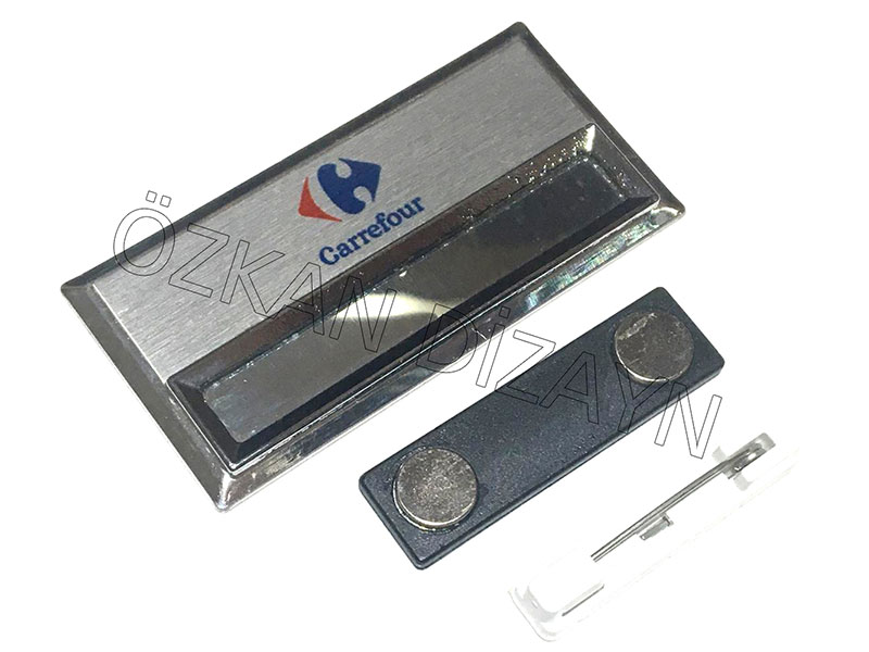 Mıknatıslı İsimlik Personel- METAL CEPLİ-OZ-Y 63