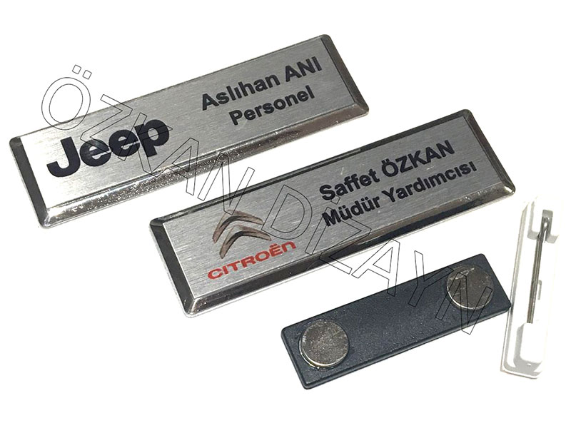 Metal Yaka İsimlik Basım- METAL -OZ-Y 53