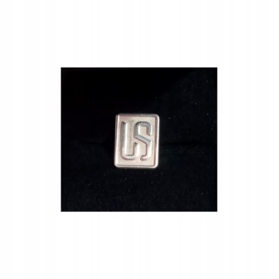 925 Ayar Gümüş Yaka Rozeti- ÖZ-R - 236